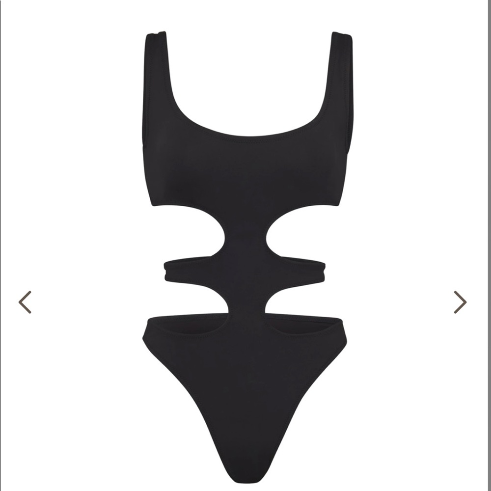 Skims Black Monokini